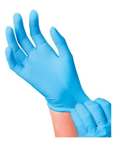 Boite De 100 Gants Nitrile Non Poudré Bleu Taille L