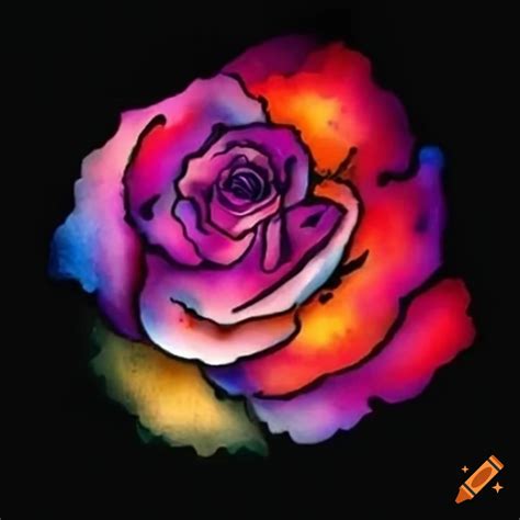 Hidden White Rose On Craiyon