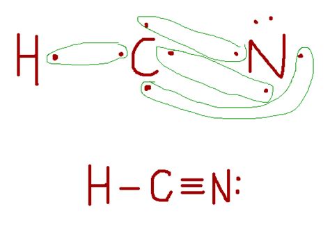 Lewis Structure and Hybridization of HCN (hydrocyanic acid, hydrogen cyanide) – ChemistNate