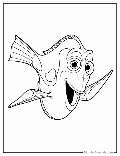 Finding Nemo Coloring Pages Free Pdf Printables Finding Nemo