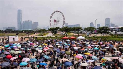 Condena a los líderes del movimiento pro democrático en Hong Kong por