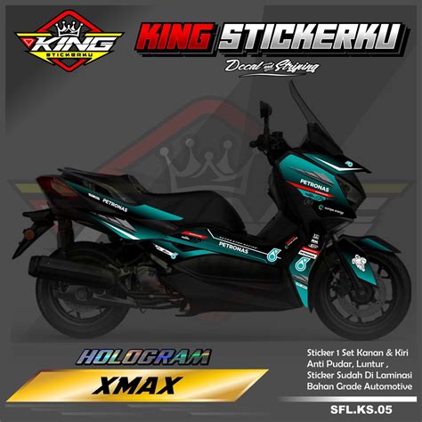 Jual Stiker Yamaha XMAX Semi Full Decal Sticker Striping Yamaha XMAX