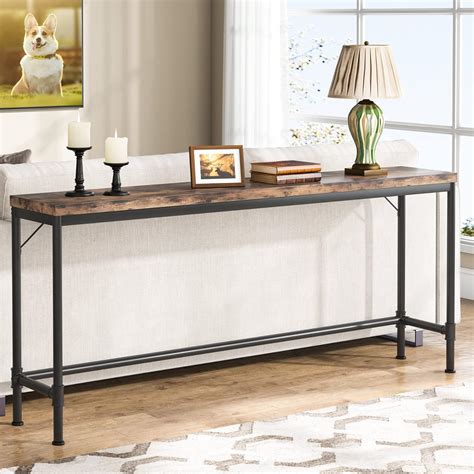 Amazon Tribesigns 70 9 Inch Extra Long Console Table Narrow Long