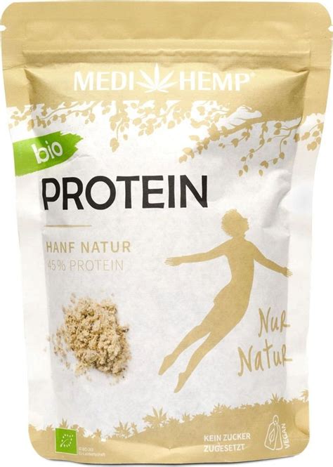 Prot Ine De Chanvre Bio Go T Naturel G Medihemp Boutique En