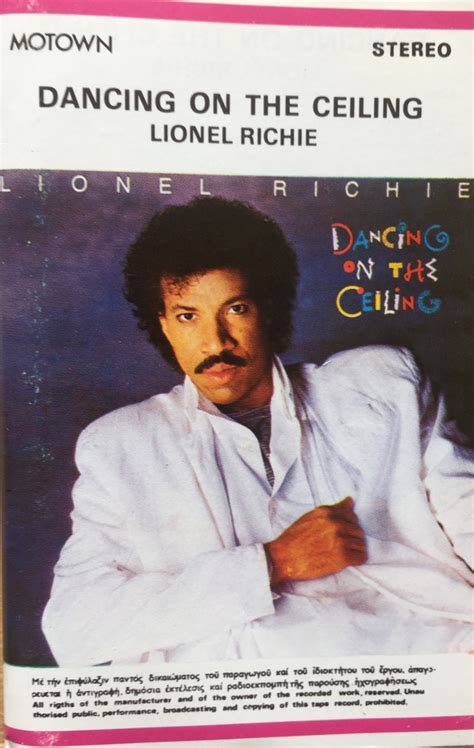 Lionel Richie - Dancing On The Ceiling (1986, Cassette) | Discogs