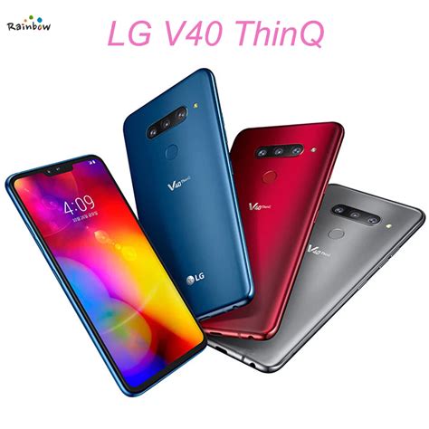 LG Tel Fono Inteligente V40 ThinQ 4G Smartphone LTE De 6 4 Pulgadas 6GB