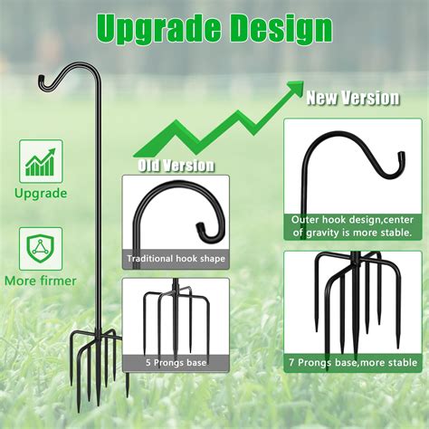 Snapklik Feed Garden Inch Adjustable Outdoor Shepherds Hook