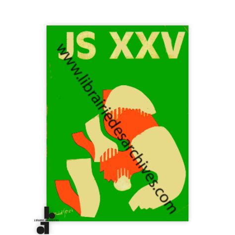 JS XXV Salon De La Jeune Sculpture 1973 Librairie Des Archives