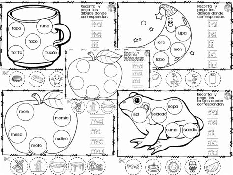 Actividades Y Fichas Actividades Consonantes Themelower