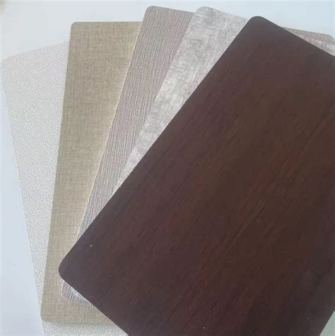 Bamboo Wood Fiber Wall Panels Pet Film Cladding Wall And WPC