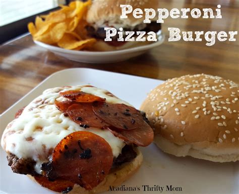 Crazy Good Pepperoni Pizza Burgers