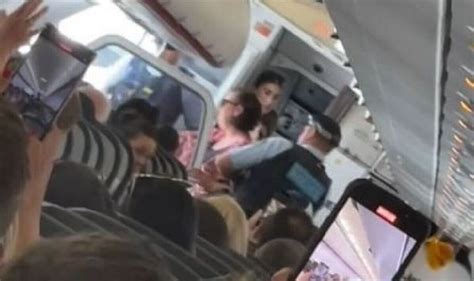 Drunken Woman Dragged Off Plane As Passengers Sing And Say Wed Have