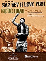 Piano Sheet Music. Piano Notes.: Say Hey (I Love You) - Michael Franti