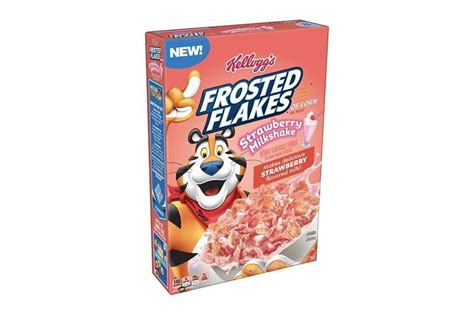 Caja De Cereales Frosted Flakes Sabor Batido De Fresa Marca Kellogg S Strawberry Milkshake