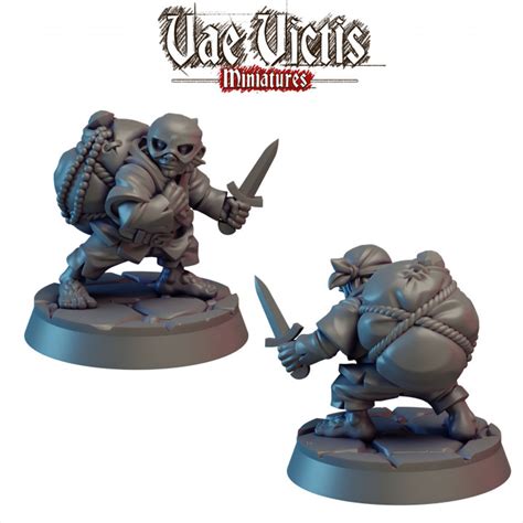 3D Printable Halfling Thief [PRE-SUPPORTED] by Vae Victis Miniatures