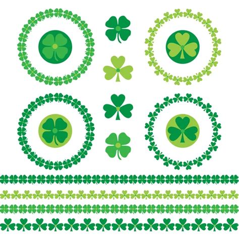 Shamrock Icon With Pattern Stock Vector Image By ©scrapster 140342252