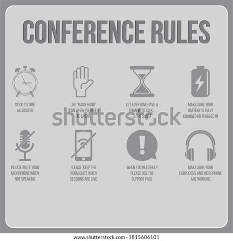 1,505 Meeting Rules Icon Images, Stock Photos & Vectors | Shutterstock