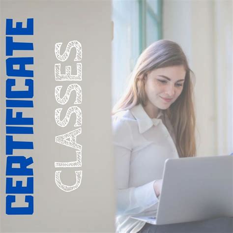 certificate classes structured learning