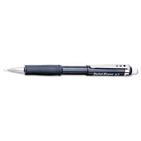 Pentel Twist Erase Iii Mechanical Pencil Mm Black Barrel Pack