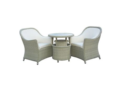 Bramblecrest Monte Carlo Rattan Round Bistro Set