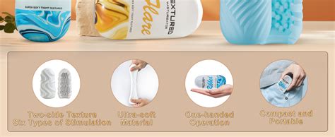 Male Masturbator Sex Toys For Men Pocket Pussy Egg Set Stroker Adult Sex Toys Ultra Soft