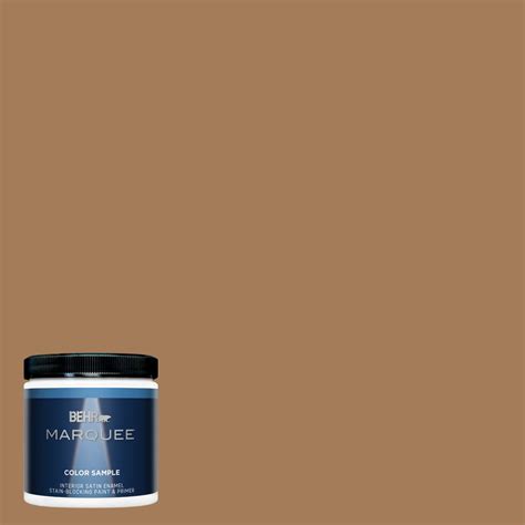 BEHR MARQUEE 8 Oz S280 6 Hazel Satin Enamel Interior Exterior Paint