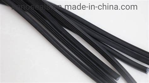 Extruded Fireproof EPDM Silicone Sealing Profile Rubber Strip Door