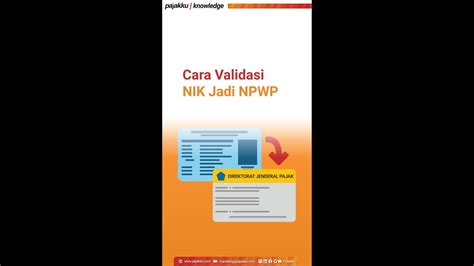 Cara Validasi Nik Jadi Npwp Youtube