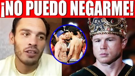 No Puedo Negarme Canelo Acept Enojado La Revancha Ante El Desafiante