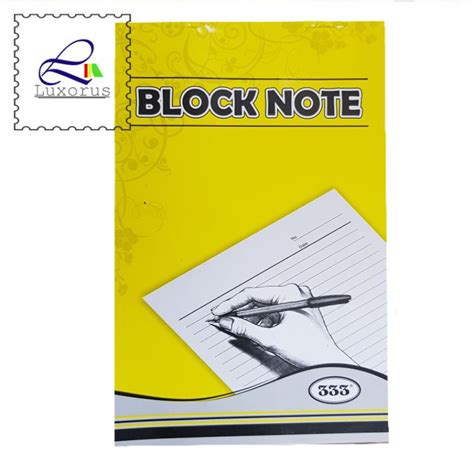 Jual Buku Seminar Pad Block Note Kuning A5 Shopee Indonesia