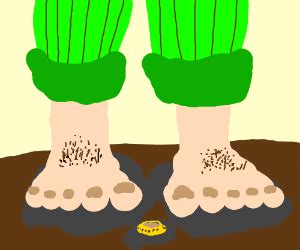 Hobbit Feet - Drawception