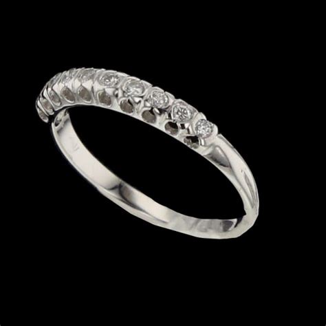 Ring Graugold Diamanten