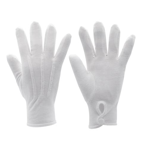 White Cotton Parade Gloves Schlesinger S Uniforms