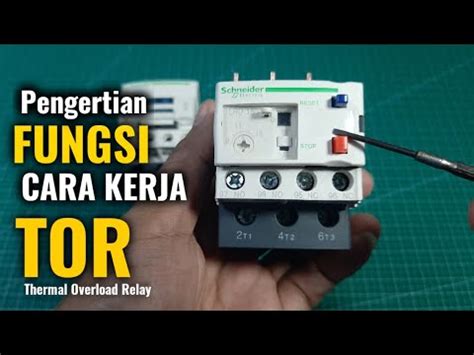 Pengertian Fungsi Bagian Bagian Dan Cara Kerja Thermal Overload Relay