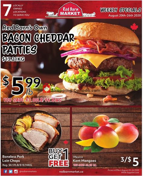 Red Barn Market Canada Flyer Weekly Specials August 20 August