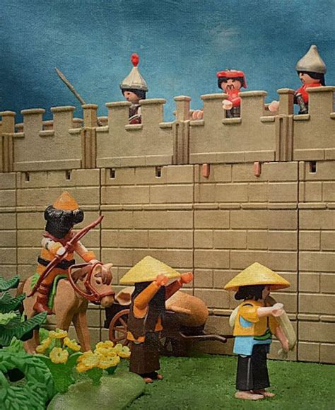 Playmobil Custom Great Wall Of China Playmobil Dioramas Muebles Niños