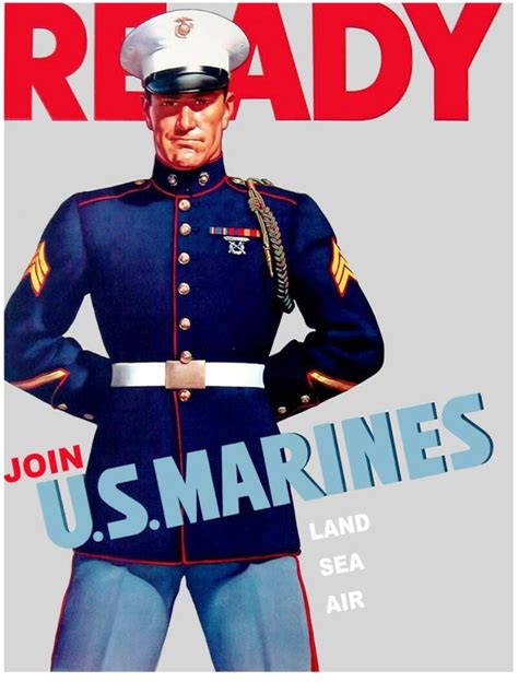 Incredible Vintage U S Marines Recruiting Posters