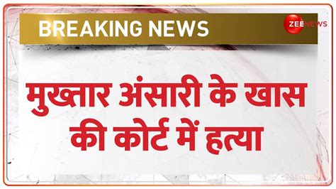 BREAKING NEWS लखनऊ करट म चल गल गगसटर सजव महशवर उरफ