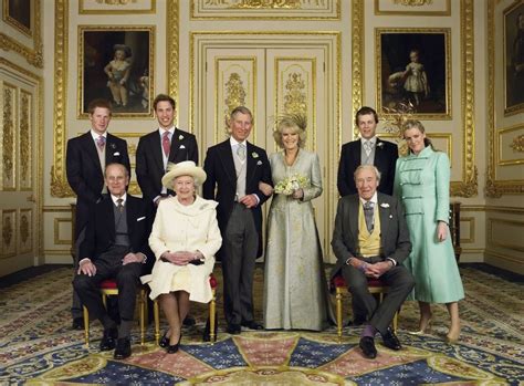 Charles and Camilla’s wedding portrait. | Slaylebrity