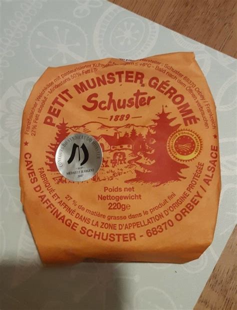 Munster Géromé au lait pasteurisé Milch Schuster 220 g AOP Vinodeal