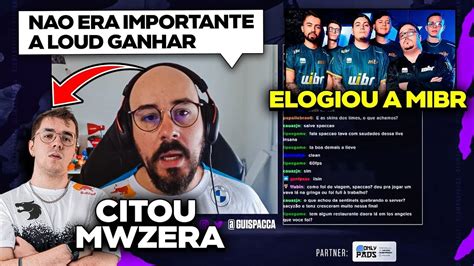 SPACCA COMENTOU SOBRE A DERROTA DA LOUD E ELOGIOU MIBR PELO DESEMPENHO