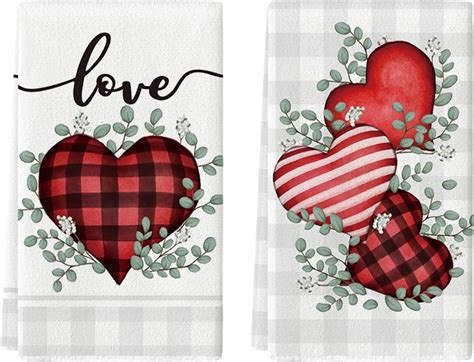 Amazon Artoid Mode Red Buffalo Plaid Heart Love Mother S Day