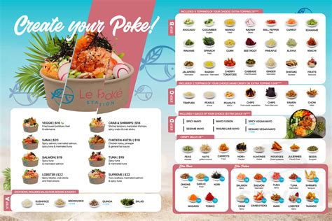 Le Poké Station Menu In Dollard Des Ormeaux Quebec H9b 1z9 Canada