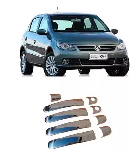 Kit Cubre Manija Cromado Puerta P Volkswagen Gol Trend