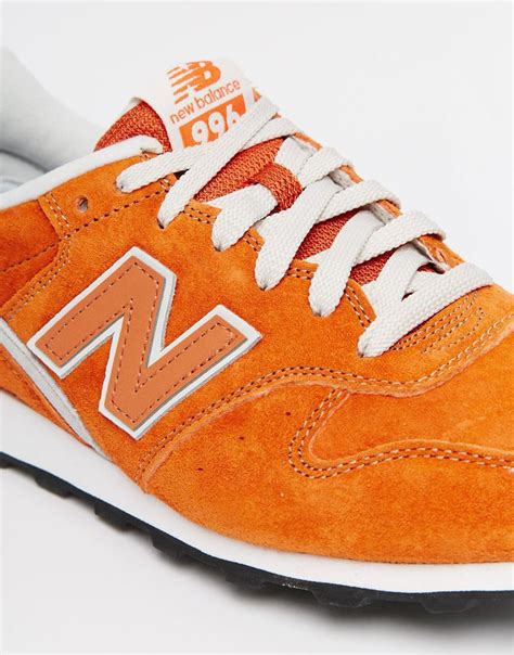 Lyst New Balance 996 Suede Trainers In Orange For Men