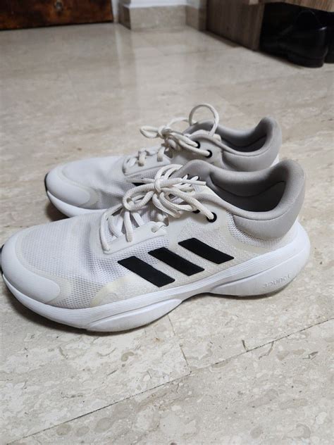 Adidas White Shoes, Women's Fashion, Footwear, Sneakers on Carousell