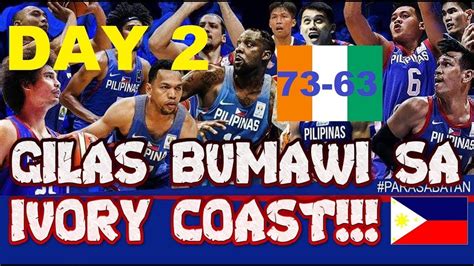 Gilas Pilipinas Vs Ivory Coast Full Highlights Aug