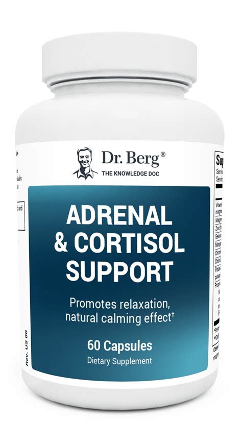 Dr Berg Adrenal And Cortisol Support Cortisol Manager Supplement 60 Capsules