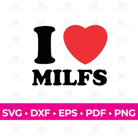 Milf Cut File Svg Etsy UK