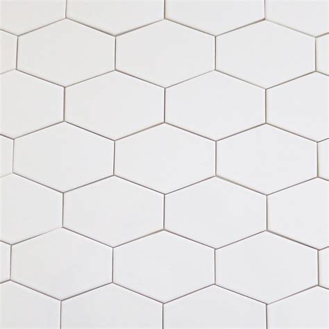 Elongated Hexagon Floor Tile The Urban Decor